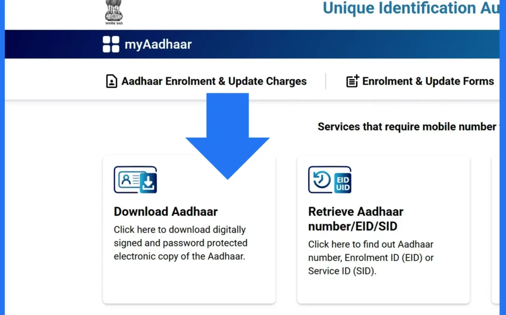 My Aadhaar UIDAI 3 My aadhaar