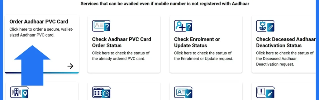 My Aadhaar UIDAI 15 Order PVC Aadhaar